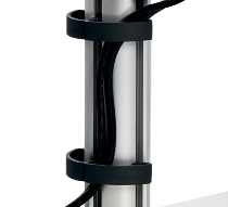 NOVUS 961+0005 Kabelspangen (2er Set) für TSS Säulen anthrazit