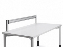 Novus 975+1409 Toolbar 140cm 1 SlatWall Element 140cm mit 2 TSS Säulen 250mm und Systemzwinge 1