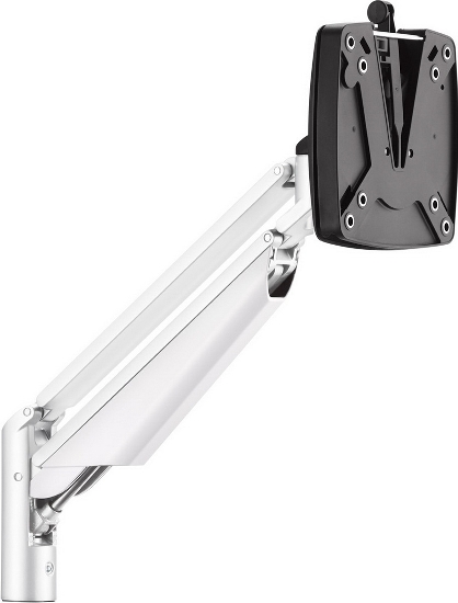 Novus 990+1001 Monitortragarm Clu 1 Weiss ohne Befestigung Belastbar 2-7 kg