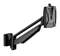 Novus 990+1078+000 Monitorarm Clu I SW mit Slatwalladpater 2-7 kg Schwarz 