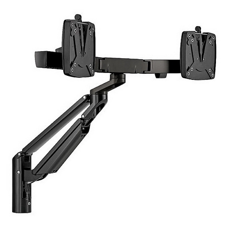 Novus 992+2008+000 Monitortragarm Clu Plus X2 - ohne Tischbefestigung Schwarz