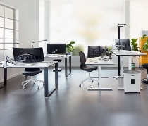 Novus 992+2018 Monitortragarm Clu Plus X2 C mit Tischbefestigung 3-in-1 Traglast 2x 2,5-7 kg Schwarz