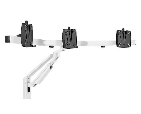 Novus 993+2001+000 Monitortragarm Clu Plus X3 - ohne Tischbefestigung Weiß