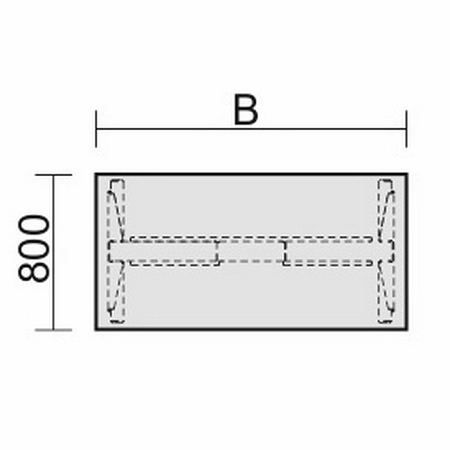 Elektro-Hubtisch 08F1 Elektro Flex elektr. Höhenverstellung 650-1250mm