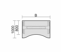Schreibtisch 08EXXX22 Elektro PRO+ ERGOform elektrisch 62-128cm