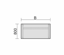 Schreibtisch 6571XX 4-Fuß Pro rechteckig höhenverstellbar