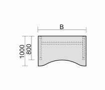 Schreibtisch 65733X 4-Fuß Pro ERGOform höhenverstellbar