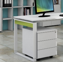 Kerkmann Schreibtische-Serie FRESH höhenverstellbar 68-82cm